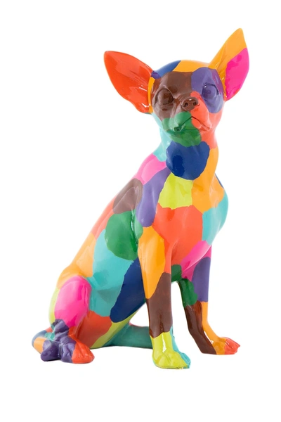 Interior Illusions Artist 10" Chihuahua Accent In Multi-color