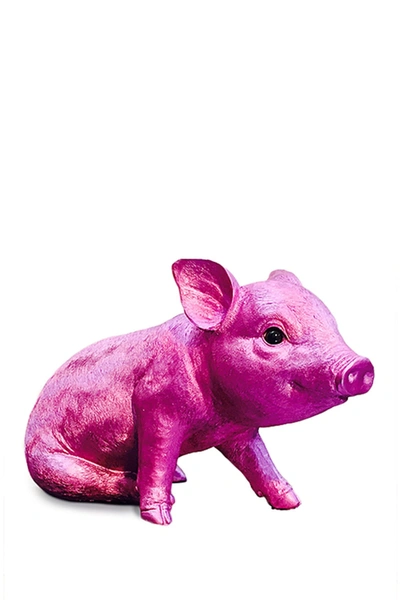 Interior Illusions Standing Pink Piggy Bank