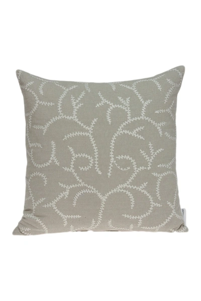 Parkland Collection Nabia Transitional Pillow In Beige