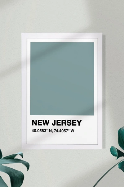 Wynwood Studio New Jersey Color Swatch Art In Blue