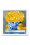 WYNWOOD STUDIO COOK BOOK LOVE SQUARE YELLOW FRAMED WALL ART,011704852444