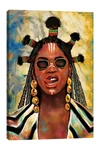 Icanvas Black Is King Beyonce Wall Art By Crixtover Edwin In Multi