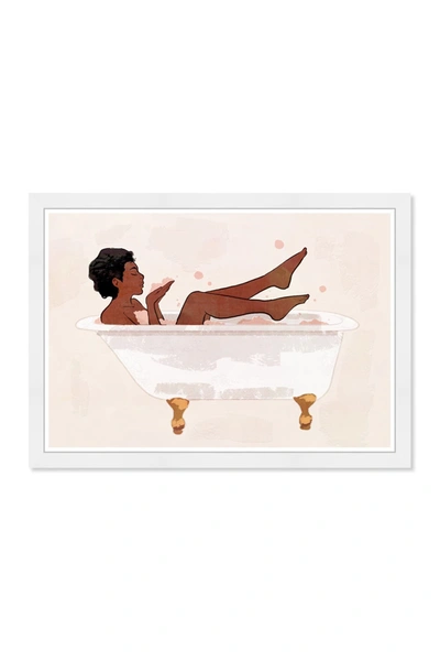 Wynwood Studio Bath Time Beige Framed Wall Art