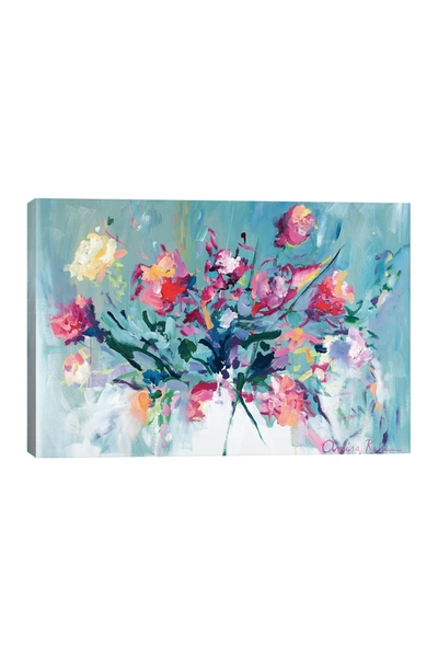 Icanvas Courage To Bloom By Amira Rahim Wall Art In Multi