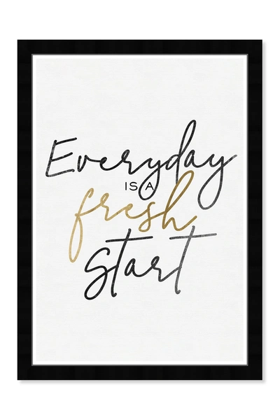 Wynwood Studio Everyday Is A Fresh Start Minimal White Wall Art