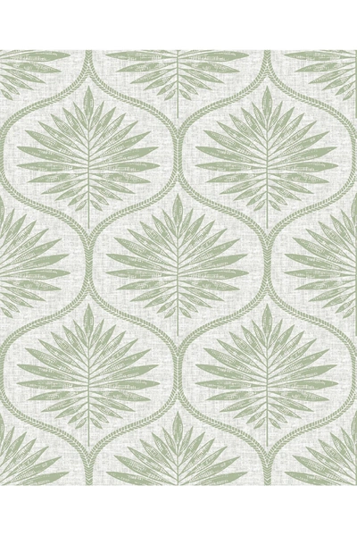Wallpops Green Primitive Leaves Peel & Stick Wallpaper
