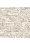 Wallpops White Washed Denver Brick Peel & Stick Wallpaper In Brown