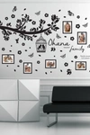 Walplus Family Photo Tree Black Frame Decal In Black