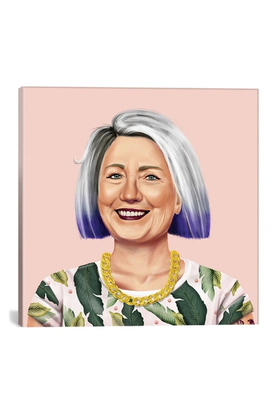 Icanvas Hillary Clinton By Amit Shimoni Canvas Print