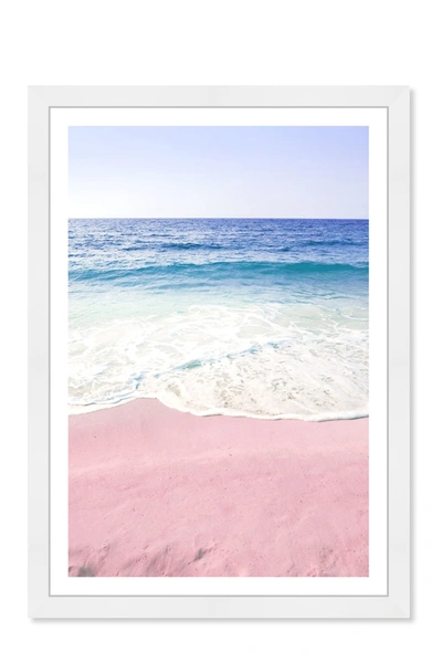Wynwood Studio Unicorn Sand Pink Nautical & Coastal Framed Wall Art