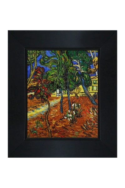 Overstock Art Trees In The Garden Of St. Paul Hospital Framed Hand Painted Oil On Canvas