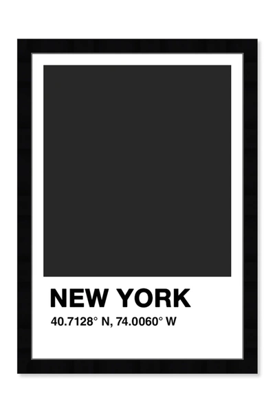 Wynwood Studio New York Color Swatch Framed Wall Art In Black