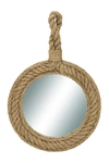 Willow Row Wood & Rope Wall Mirror