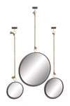 Willow Row Sonoma Sage Home Gray Glam Wall Mirror In Grey