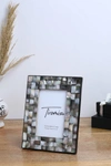 Tiramisu Mother-of-pearl Picture Frame In Grey