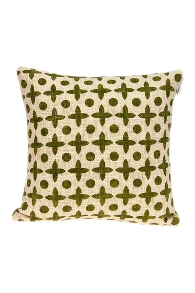 Parkland Collection Sitara Transitional Printed Pillow In Beige