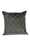 Parkland Collection Tada Transitional Pillow In Grey