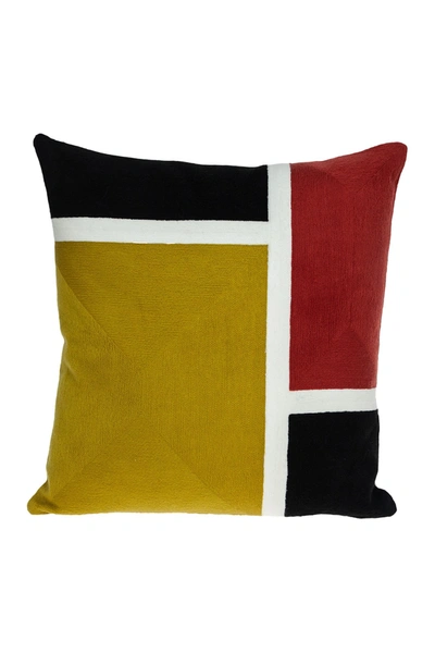 Parkland Collection Kenzo Yellow Throw Pillow
