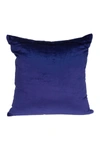 Parkland Collection Topaz Transitional Solid Pillow In Royal Blue