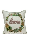 Parkland Collection Manor Beige Throw Pillow In Beige