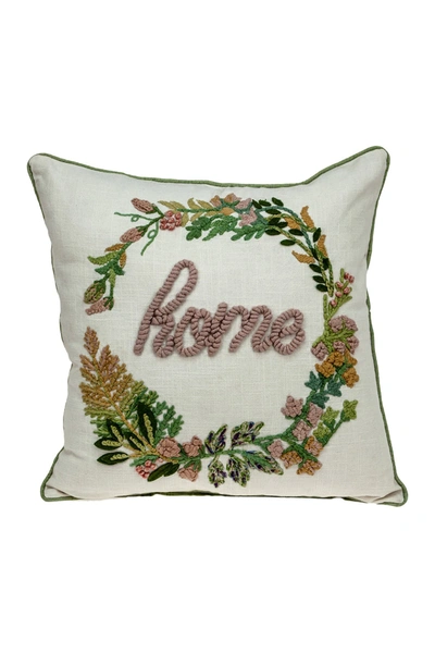 Parkland Collection Manor Beige Throw Pillow