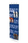 HONEY-CAN-DO NAVY 24 POCKET OVER THE DOOR SHOE ORGANIZER,811434012787