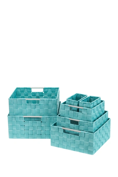 Sorbus Aqua Weave 7-piece Basket Set