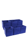 Sorbus Royal Blue Foldable Storage Cube Basket Bin