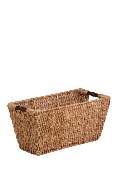 Honey-can-do Large Natural Seagrass Basket In Natural / Brown