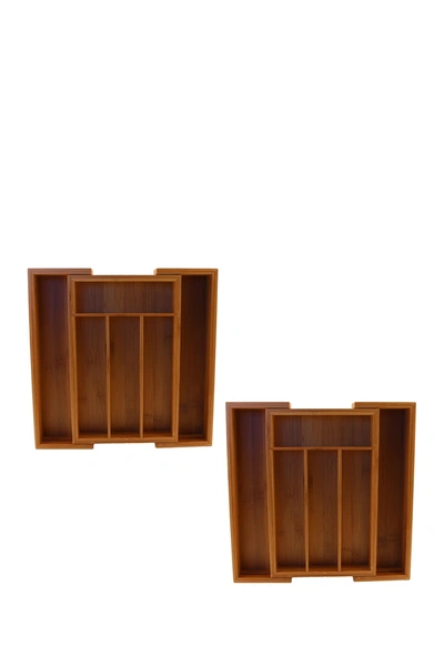 Berghoff Bamboo 6-slot Expanding Flatware Organizer In Natural
