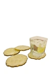 TIRAMISU IVORY RESIN COASTERS,810036894203