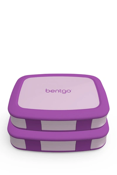 Bentgo 2-pack Of Children's Lunch Box In Purple