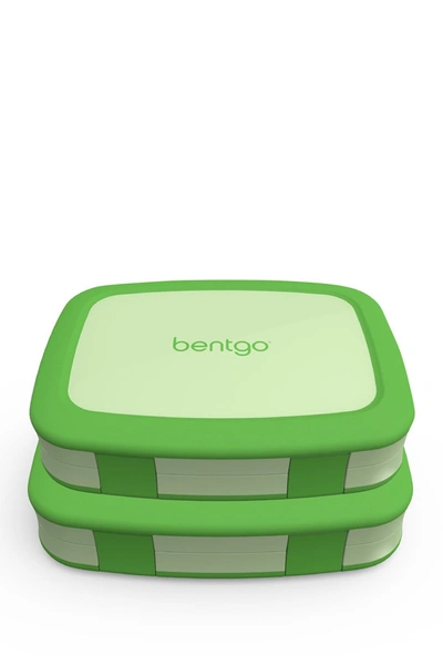 Bentgo 2-pack Of Children's Lunch Box In Green