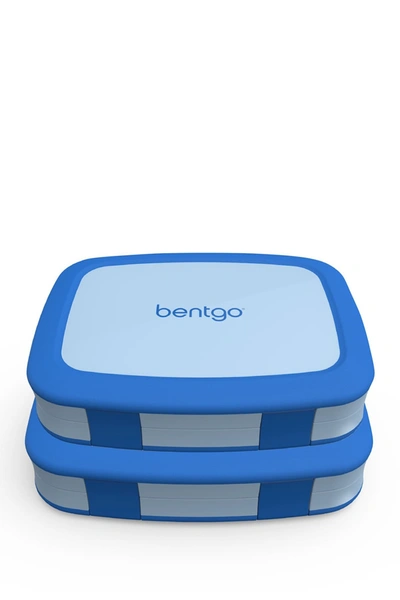 Bentgo 2-pack Of Children's Lunch Box In Blue