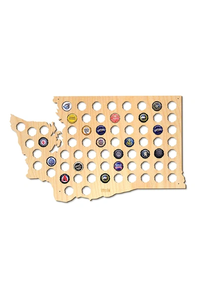 After 5 Washington Beer Cap Map