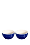 Staub Ceramic 2-piece Large Universal Bowl Set In Blue