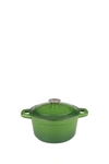 Berghoff 3 Quart Green Cast Iron Covered Stockpot In Green