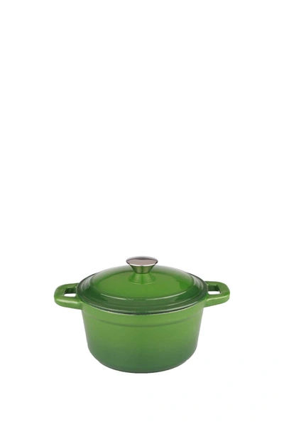 Berghoff 3 Quart Green Cast Iron Covered Stockpot