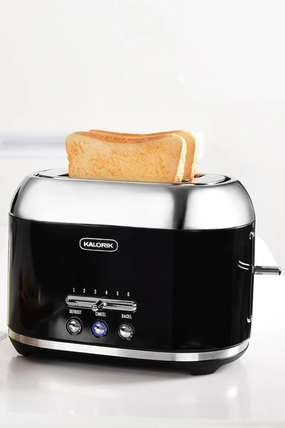 Kalorik 2-slice Retro Toaster In Black