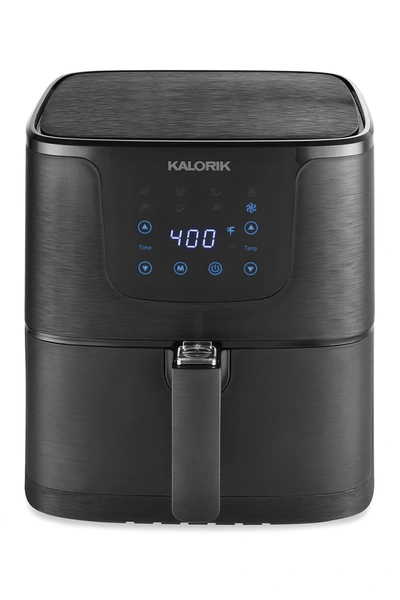 Kalorik Black 3.4 Qt. Brushed Digital Air Fryer