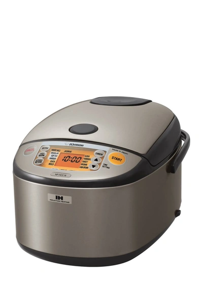 Zojirushi Induction Rice Cooker & Warmer In Stainless Dark Gray