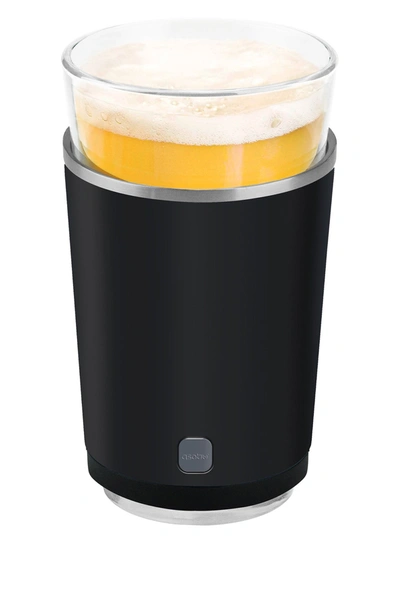 Asobu Insulated Beer Glass With Sleeve In Black