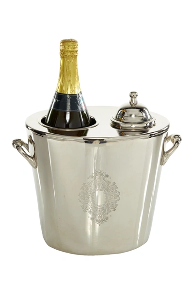 Willow Row Silver Metal Traditional Wine Holder Cooler