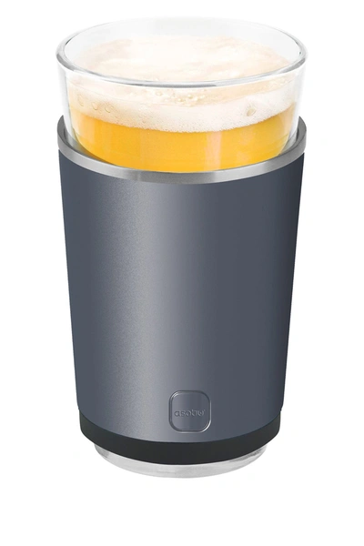 Asobu Insulated Beer Glass With Sleeve In Silver