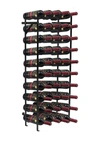 Sorbus Black 40 Bottle Freestanding Wine Rack
