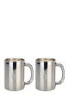 Berghoff Straight 2-piece Stainless Steel Coffee Mug Set