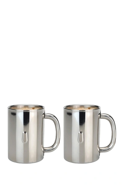 Berghoff Straight 2-piece Stainless Steel Coffee Mug Set