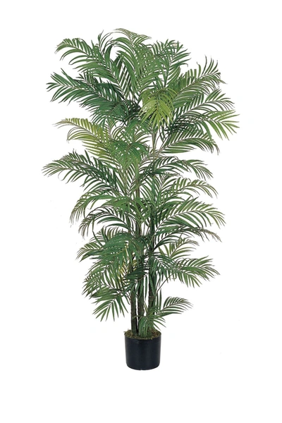 Nearly Natural 6ft Areca Silk Palm Tree In Green