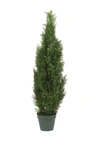 Nearly Natural 48in Cedar Tree Silk Tree In Green