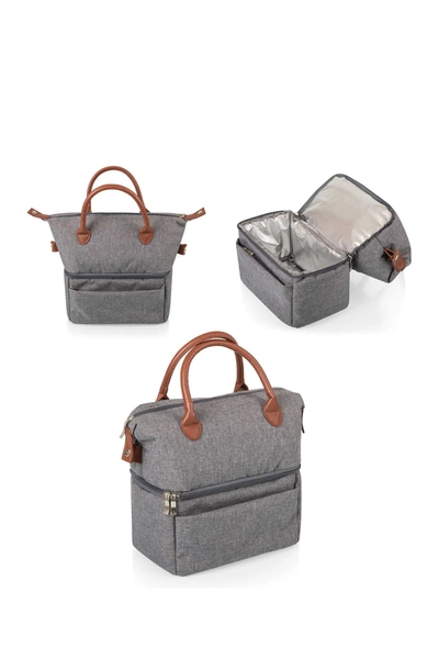 Picnic Time Urban Lunch Bag In Grey